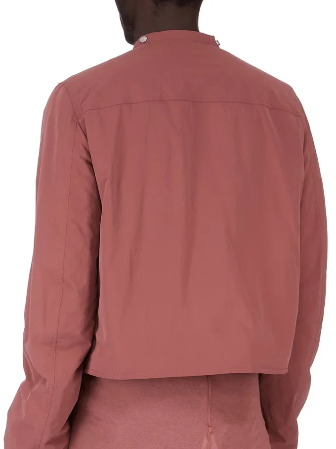 CHAQUETA CARGO CONCORDIANS FW25 DE RICK OWENS EN NYLON MATE COLOR PALISANDRO. RU02E1762MT-13