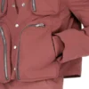 CHAQUETA CARGO CONCORDIANS FW25 DE RICK OWENS EN NYLON MATE COLOR PALISANDRO. RU02E1762MT-13