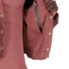 CHAQUETA CARGO CONCORDIANS FW25 DE RICK OWENS EN NYLON MATE COLOR PALISANDRO. RU02E1762MT-13