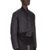 Chaqueta de vuelo acolchada Concordians FW25 de Rick Owens en nailon ligero negro RU02E1727NPT1-09