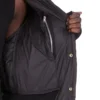 Chaqueta de vuelo acolchada Concordians FW25 de Rick Owens en nailon ligero negro RU02E1727NPT1-09