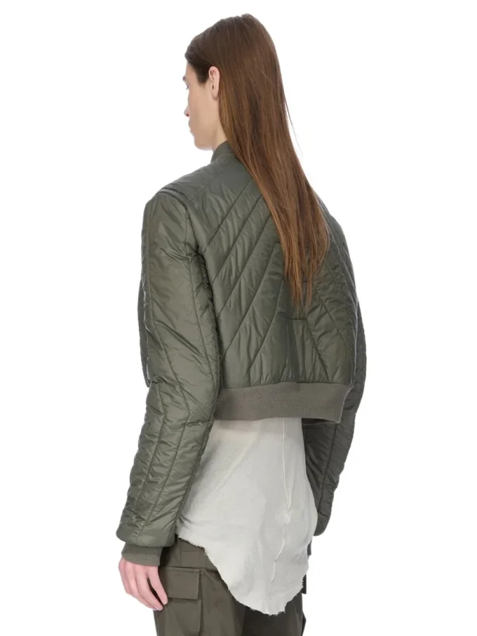 CHAQUETA DE VUELO ACOLCHADA CONCORDIANS FW25 DE RICK OWENS EN NYLON LIGERO BOSCO. RU02E1727NPT1-25