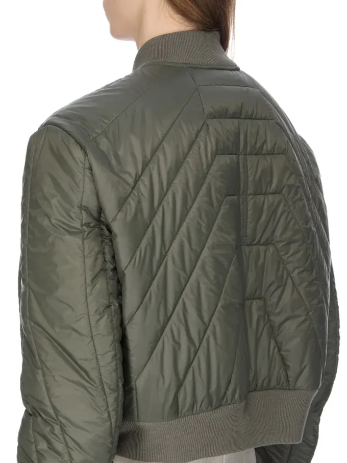 CHAQUETA DE VUELO ACOLCHADA CONCORDIANS FW25 DE RICK OWENS EN NYLON LIGERO BOSCO. RU02E1727NPT1-25