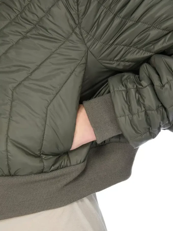 CHAQUETA DE VUELO ACOLCHADA CONCORDIANS FW25 DE RICK OWENS EN NYLON LIGERO BOSCO. RU02E1727NPT1-25
