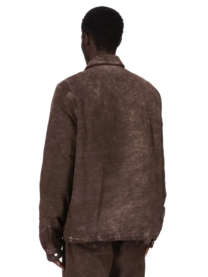 DRKSHDW FW25 CONCORDIANS CHAQUETA CON CREMALLERA OCULTA EN ALGODÓN CEPILLADO DRKDUST. DU02E7775BMO-78 DRKSHDW FW25 CONCORDIANS CHAQUETA CON CREMALLERA OCULTA EN ALGODÓN CEPILLADO DRKDUST. DU02E7775BMO-78