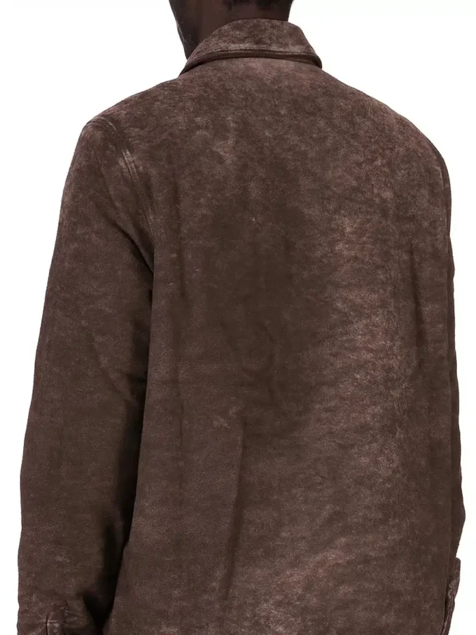 DRKSHDW FW25 CONCORDIANS CHAQUETA CON CREMALLERA OCULTA EN ALGODÓN CEPILLADO DRKDUST. DU02E7775BMO-78 DRKSHDW FW25 CONCORDIANS CHAQUETA CON CREMALLERA OCULTA EN ALGODÓN CEPILLADO DRKDUST. DU02E7775BMO-78