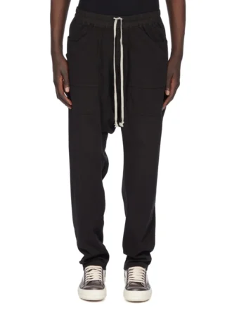 DRKSHDW FW25 CONCORDIANS CLASSIC CARGO CON CORDÓN EN JERSEY COMPACTO Y PESADO NEGRO DU02E7370RIG-09 DRKSHDW FW25 CONCORDIANS CLASSIC CARGO CON CORDÓN EN JERSEY COMPACTO Y PESADO NEGRO DU02E7370RIG-09