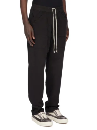 DRKSHDW FW25 CONCORDIANS CLASSIC CARGO CON CORDÓN EN JERSEY COMPACTO Y PESADO NEGRO DU02E7370RIG-09 DRKSHDW FW25 CONCORDIANS CLASSIC CARGO CON CORDÓN EN JERSEY COMPACTO Y PESADO NEGRO DU02E7370RIG-09