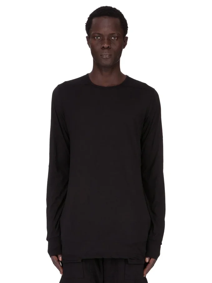 DRKSHDW FW25 CONCORDIANS LEVEL T EN JERSEY DE GASA DE ALGODÓN NEGRO DU02E7260BH-09 DRKSHDW FW25 CONCORDIANS LEVEL T EN JERSEY DE GASA DE ALGODÓN NEGRO DU02E7260BH-09