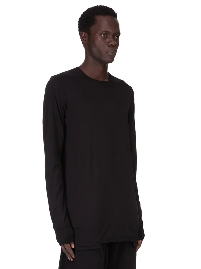 DRKSHDW FW25 CONCORDIANS LEVEL T EN JERSEY DE GASA DE ALGODÓN NEGRO DU02E7260BH-09 DRKSHDW FW25 CONCORDIANS LEVEL T EN JERSEY DE GASA DE ALGODÓN NEGRO DU02E7260BH-09