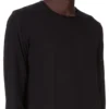 DRKSHDW FW25 CONCORDIANS LEVEL T EN JERSEY DE GASA DE ALGODÓN NEGRO DU02E7260BH-09 DRKSHDW FW25 CONCORDIANS LEVEL T EN JERSEY DE GASA DE ALGODÓN NEGRO DU02E7260BH-09