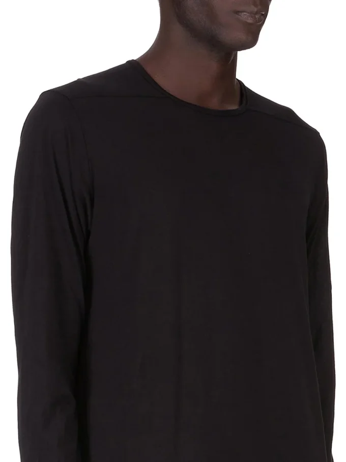 DRKSHDW FW25 CONCORDIANS LEVEL T EN JERSEY DE GASA DE ALGODÓN NEGRO DU02E7260BH-09 DRKSHDW FW25 CONCORDIANS LEVEL T EN JERSEY DE GASA DE ALGODÓN NEGRO DU02E7260BH-09