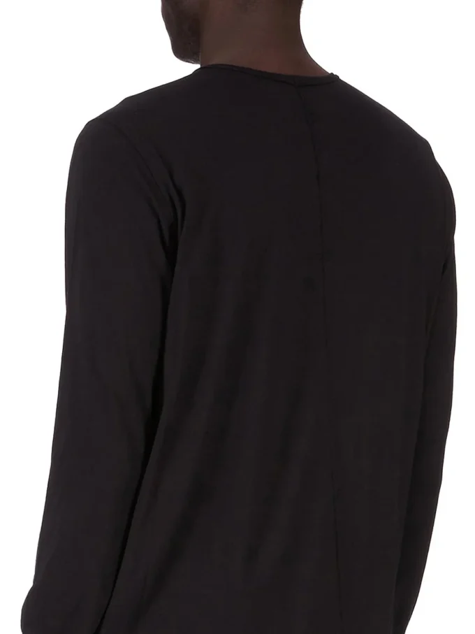 DRKSHDW FW25 CONCORDIANS LEVEL T EN JERSEY DE GASA DE ALGODÓN NEGRO DU02E7260BH-09 DRKSHDW FW25 CONCORDIANS LEVEL T EN JERSEY DE GASA DE ALGODÓN NEGRO DU02E7260BH-09