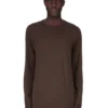 DRKSHDW FW25 CONCORDIANS LS LEVEL T EN JERSEY DE GASA DE ALGODÓN POLVO OSCURO DU02E7260BH-78 DRKSHDW FW25 CONCORDIANS LS LEVEL T EN JERSEY DE GASA DE ALGODÓN POLVO OSCURO DU02E7260BH-78