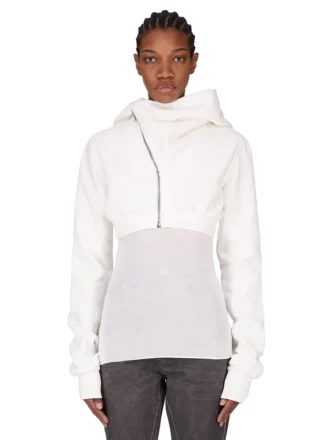 DRKSHDW FW25 CONCORDIANS MICRO MOUNTAIN HOODIE EN LECHE SUDADERA GRUESA FURKA DS02E7237F-11