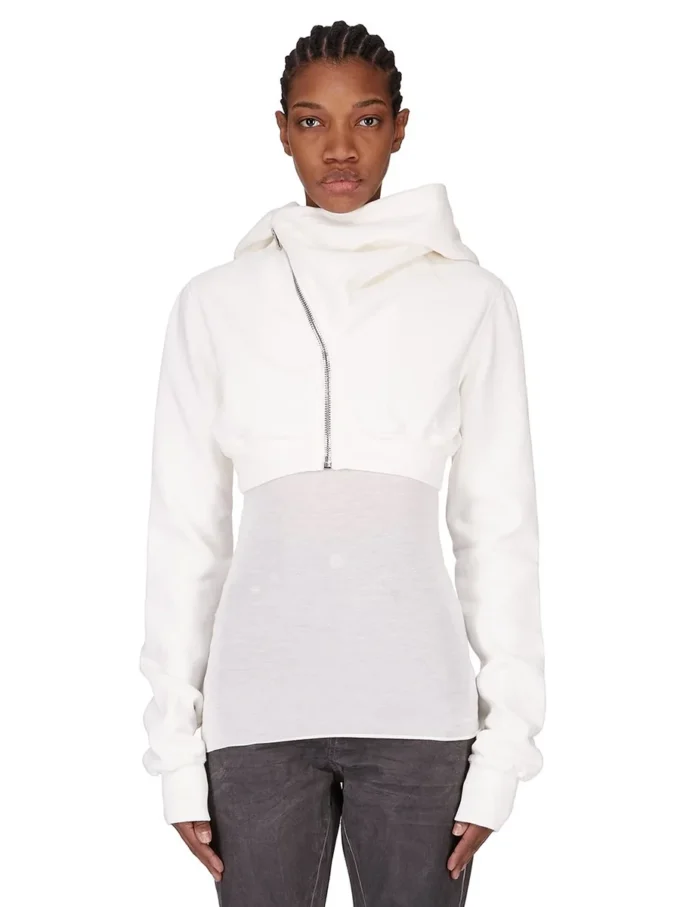 DRKSHDW FW25 CONCORDIANS MICRO MOUNTAIN HOODIE EN LECHE SUDADERA GRUESA FURKA DS02E7237F-11 DRKSHDW FW25 CONCORDIANS MICRO MOUNTAIN HOODIE EN LECHE SUDADERA GRUESA FURKA DS02E7237F-11