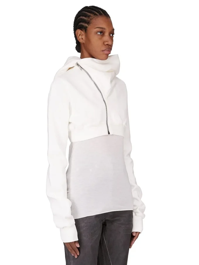 DRKSHDW FW25 CONCORDIANS MICRO MOUNTAIN HOODIE EN LECHE SUDADERA GRUESA FURKA DS02E7237F-11 DRKSHDW FW25 CONCORDIANS MICRO MOUNTAIN HOODIE EN LECHE SUDADERA GRUESA FURKA DS02E7237F-11