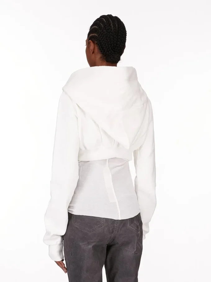 DRKSHDW FW25 CONCORDIANS MICRO MOUNTAIN HOODIE EN LECHE SUDADERA GRUESA FURKA DS02E7237F-11 DRKSHDW FW25 CONCORDIANS MICRO MOUNTAIN HOODIE EN LECHE SUDADERA GRUESA FURKA DS02E7237F-11
