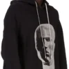DRKSHDW FW25 CONCORDIANS PETER HOODIE NEGRO/PERLA SUDADERA GRUESA FURKA DU02E7280FEP1P-0908 DRKSHDW FW25 CONCORDIANS PETER HOODIE NEGRO/PERLA SUDADERA GRUESA FURKA DU02E7280FEP1P-0908
