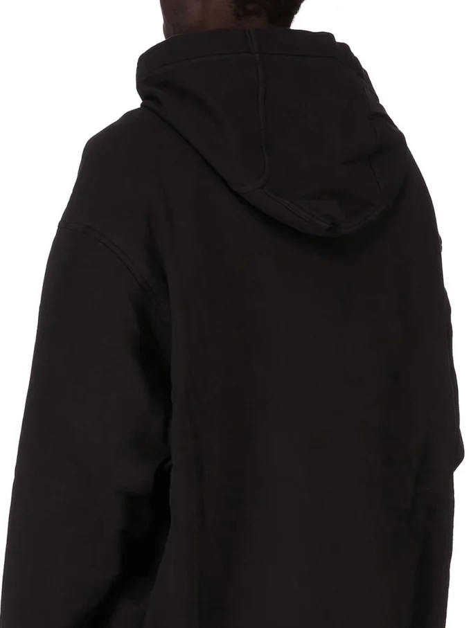 DRKSHDW FW25 CONCORDIANS PETER HOODIE NEGRO/PERLA SUDADERA GRUESA FURKA DU02E7280FEP1P-0908 DRKSHDW FW25 CONCORDIANS PETER HOODIE NEGRO/PERLA SUDADERA GRUESA FURKA DU02E7280FEP1P-0908