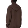 DRKSHDW FW25 CONCORDIANS SUDADERA CON CAPUCHA JUMBO GIMP EN FELPA DE POLVO OSCURO DU02E7283FSL-78