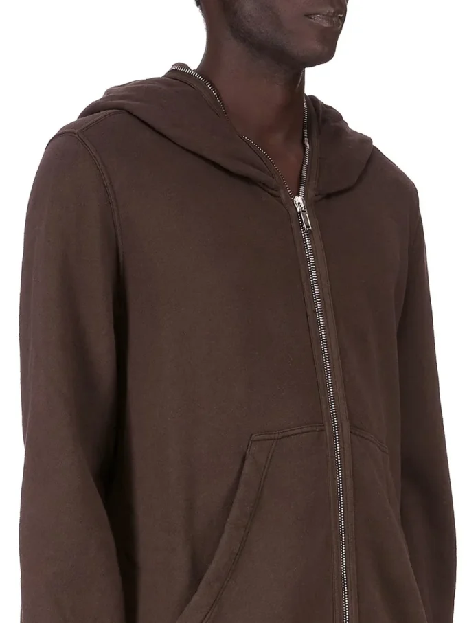 DRKSHDW FW25 CONCORDIANS SUDADERA CON CAPUCHA JUMBO GIMP EN FELPA DE POLVO OSCURO DU02E7283FSL-78