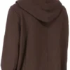 DRKSHDW FW25 CONCORDIANS SUDADERA CON CAPUCHA JUMBO GIMP EN FELPA DE POLVO OSCURO DU02E7283FSL-78