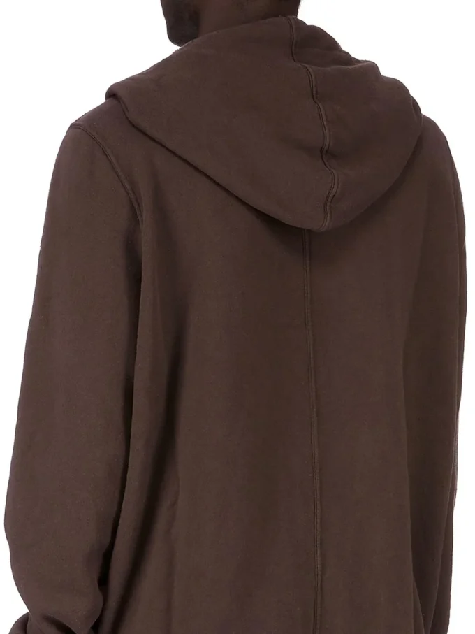 DRKSHDW FW25 CONCORDIANS SUDADERA CON CAPUCHA JUMBO GIMP EN FELPA DE POLVO OSCURO DU02E7283FSL-78