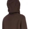 DRKSHDW FW25 CONCORDIANS SUDADERA CON CAPUCHA JUMBO GIMP EN FELPA DE POLVO OSCURO DU02E7283FSL-78