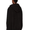 DRKSHDW FW25 CONCORDIANS SUDADERA CON CAPUCHA OVERSIZE EN FELPA NEGRO/PERLA SLUP DS02E7241FSLP1P-0908 DRKSHDW FW25 CONCORDIANS SUDADERA CON CAPUCHA OVERSIZE EN FELPA NEGRO/PERLA SLUP DS02E7241FSLP1P-0908