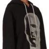 DRKSHDW FW25 CONCORDIANS SUDADERA CON CAPUCHA OVERSIZE EN FELPA NEGRO/PERLA SLUP DS02E7241FSLP1P-0908 DRKSHDW FW25 CONCORDIANS SUDADERA CON CAPUCHA OVERSIZE EN FELPA NEGRO/PERLA SLUP DS02E7241FSLP1P-0908