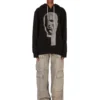 DRKSHDW FW25 CONCORDIANS SUDADERA CON CAPUCHA OVERSIZE EN FELPA NEGRO/PERLA SLUP DS02E7241FSLP1P-0908 DRKSHDW FW25 CONCORDIANS SUDADERA CON CAPUCHA OVERSIZE EN FELPA NEGRO/PERLA SLUP DS02E7241FSLP1P-0908