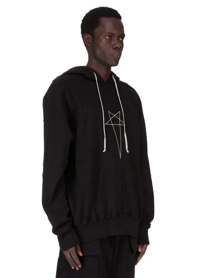 DRKSHDW FW25 CONCORDIANS SUDADERA CON CAPUCHA OVERSIZED EN NEGRO/PERLA SUDADERA GRUESA FURKA DU02E7262FEP3P-0908 DRKSHDW FW25 CONCORDIANS SUDADERA CON CAPUCHA OVERSIZED EN NEGRO/PERLA SUDADERA GRUESA FURKA DU02E7262FEP3P-0908
