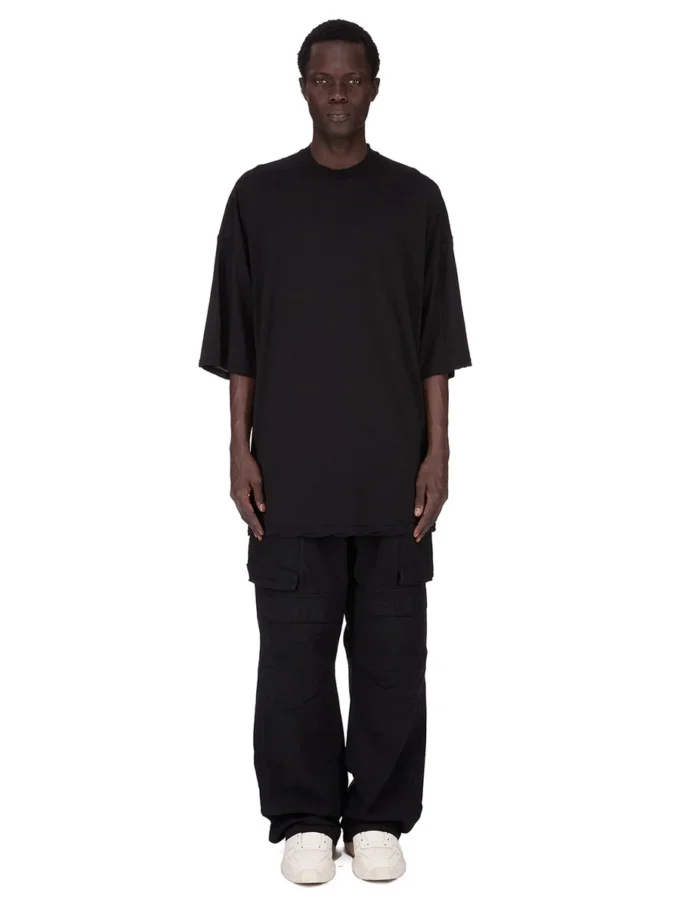 DRKSHDW FW25 CONCORDIANS TOMMY T EN JERSEY DE GASA DE ALGODÓN NEGRO DU02E7259BH-09 DRKSHDW FW25 CONCORDIANS TOMMY T EN JERSEY DE GASA DE ALGODÓN NEGRO DU02E7259BH-09