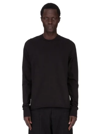 DRKSHDW FW25 SUDADERA DE CUELLO REDONDO CONCORDIANS EN JERSEY COMPACTO Y GRUESO NEGRO. DU02E7279RIGP-09 DRKSHDW FW25 SUDADERA DE CUELLO REDONDO CONCORDIANS EN JERSEY COMPACTO Y GRUESO NEGRO. DU02E7279RIGP-09