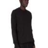 DRKSHDW FW25 SUDADERA DE CUELLO REDONDO CONCORDIANS EN JERSEY COMPACTO Y GRUESO NEGRO. DU02E7279RIGP-09 DRKSHDW FW25 SUDADERA DE CUELLO REDONDO CONCORDIANS EN JERSEY COMPACTO Y GRUESO NEGRO. DU02E7279RIGP-09