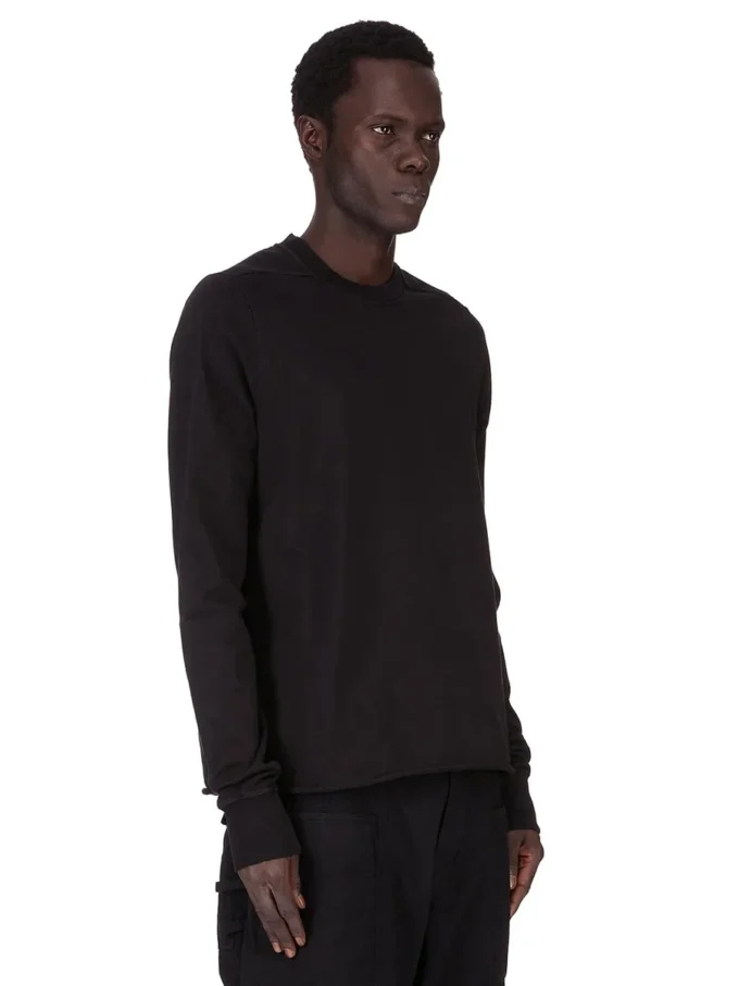DRKSHDW FW25 SUDADERA DE CUELLO REDONDO CONCORDIANS EN JERSEY COMPACTO Y GRUESO NEGRO. DU02E7279RIGP-09 DRKSHDW FW25 SUDADERA DE CUELLO REDONDO CONCORDIANS EN JERSEY COMPACTO Y GRUESO NEGRO. DU02E7279RIGP-09