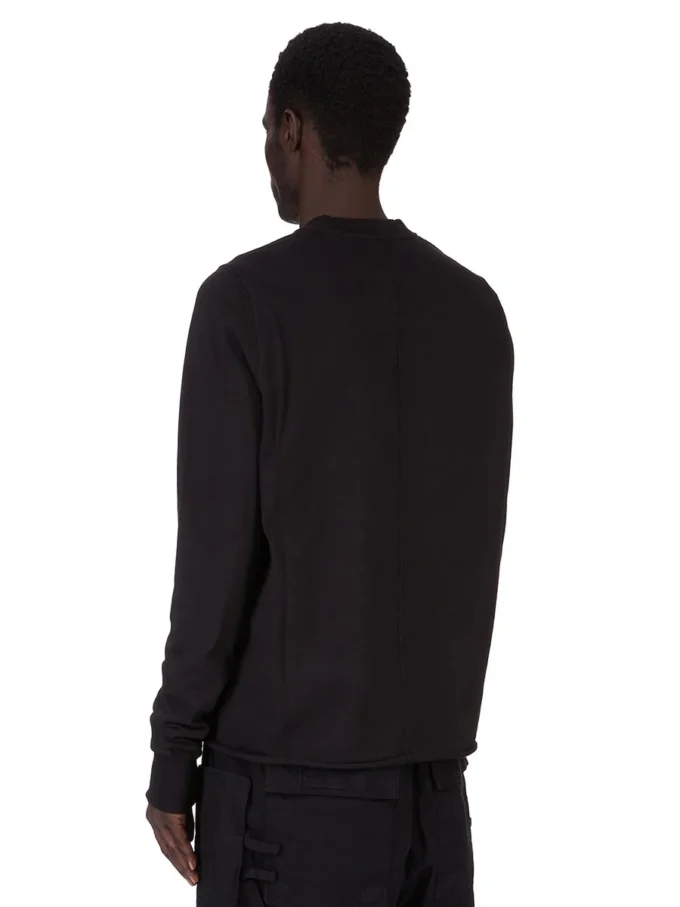 DRKSHDW FW25 SUDADERA DE CUELLO REDONDO CONCORDIANS EN JERSEY COMPACTO Y GRUESO NEGRO. DU02E7279RIGP-09 DRKSHDW FW25 SUDADERA DE CUELLO REDONDO CONCORDIANS EN JERSEY COMPACTO Y GRUESO NEGRO. DU02E7279RIGP-09