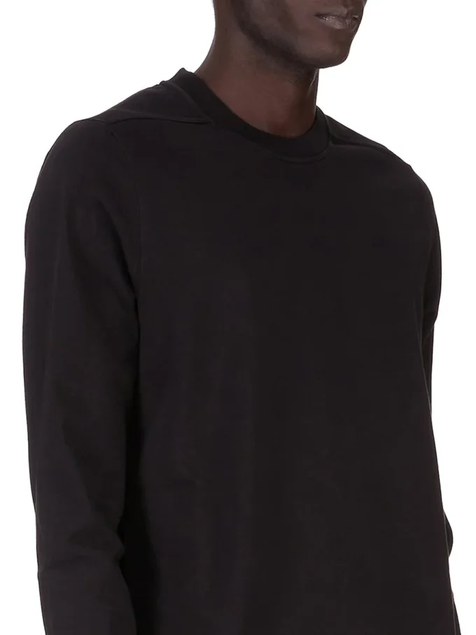 DRKSHDW FW25 SUDADERA DE CUELLO REDONDO CONCORDIANS EN JERSEY COMPACTO Y GRUESO NEGRO. DU02E7279RIGP-09 DRKSHDW FW25 SUDADERA DE CUELLO REDONDO CONCORDIANS EN JERSEY COMPACTO Y GRUESO NEGRO. DU02E7279RIGP-09