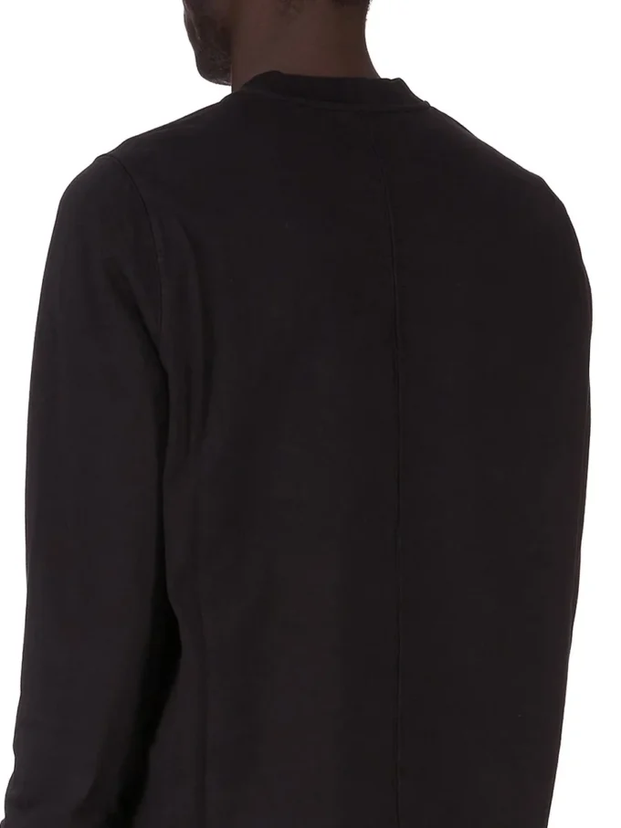 DRKSHDW FW25 SUDADERA DE CUELLO REDONDO CONCORDIANS EN JERSEY COMPACTO Y GRUESO NEGRO. DU02E7279RIGP-09 DRKSHDW FW25 SUDADERA DE CUELLO REDONDO CONCORDIANS EN JERSEY COMPACTO Y GRUESO NEGRO. DU02E7279RIGP-09