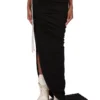 FALDA CONCORDIANS EDFU DE RICK OWENS FW25 EN JERSEY DOBLEMENTE CEPILLADO NEGRO DS02E7337JDB-09 FALDA CONCORDIANS EDFU DE RICK OWENS FW25 EN JERSEY DOBLEMENTE CEPILLADO NEGRO DS02E7337JDB-09