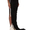 FALDA CONCORDIANS EDFU DE RICK OWENS FW25 EN JERSEY DOBLEMENTE CEPILLADO NEGRO DS02E7337JDB-09 FALDA CONCORDIANS EDFU DE RICK OWENS FW25 EN JERSEY DOBLEMENTE CEPILLADO NEGRO DS02E7337JDB-09