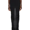 FALDA CONCORDIANS EVA DE RICK OWENS LILIES OI25 EN JERSEY DE CREPÉ DE VISCOSA NEGRO LI02E3316CVI-09 FALDA CONCORDIANS EVA DE RICK OWENS LILIES OI25 EN JERSEY DE CREPÉ DE VISCOSA NEGRO LI02E3316CVI-09
