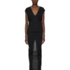 FALDA CONCORDIANS EVA DE RICK OWENS LILIES OI25 EN JERSEY DE CREPÉ DE VISCOSA NEGRO LI02E3316CVI-09 FALDA CONCORDIANS EVA DE RICK OWENS LILIES OI25 EN JERSEY DE CREPÉ DE VISCOSA NEGRO LI02E3316CVI-09