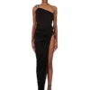 FALDA CONCORDIANS HYDRA DE RICK OWENS FW25 EN JERSEY DE VISCOSA SATÉN NEGRO. LI02E3315JVS-09 FALDA CONCORDIANS HYDRA DE RICK OWENS FW25 EN JERSEY DE VISCOSA SATÉN NEGRO. LI02E3315JVS-09