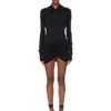FALDA LUNA CONCORDIANS FW25 LILIES DE RICK OWENS EN JERSEY DE CREPÉ DE VISCOSA LI02E3309CVI-09 FALDA LUNA CONCORDIANS FW25 LILIES DE RICK OWENS EN JERSEY DE CREPÉ DE VISCOSA LI02E3309CVI-09
