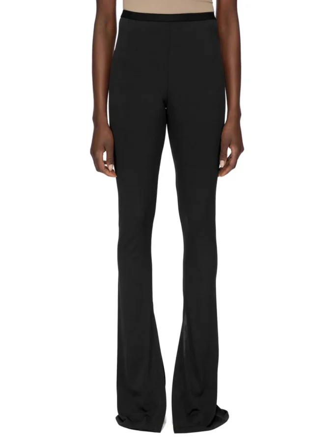 Pantalones Carmen Concordians de Rick Owens Lilies Otoño/Invierno 2025 en jersey de crepé de viscosa LI02E3331CVI-09 Pantalones Carmen Concordians de Rick Owens Lilies Otoño/Invierno 2025 en jersey de crepé de viscosa LI02E3331CVI-09