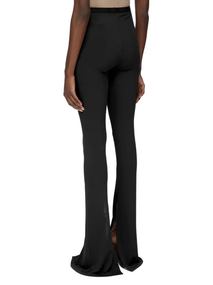 Pantalones Carmen Concordians de Rick Owens Lilies Otoño/Invierno 2025 en jersey de crepé de viscosa LI02E3331CVI-09 Pantalones Carmen Concordians de Rick Owens Lilies Otoño/Invierno 2025 en jersey de crepé de viscosa LI02E3331CVI-09