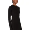 RICK OWENS FW25 CONCORDIANS CHAQUETA DE MANGA CORTA CON CAPUCHA Y ACANALADO EN JERSEY NEGRO RAININO. RP02E4210RJR-09 RICK OWENS FW25 CONCORDIANS CHAQUETA DE MANGA CORTA CON CAPUCHA Y ACANALADO EN JERSEY NEGRO RAININO. RP02E4210RJR-09