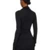 RICK OWENS FW25 CONCORDIANS KAIRO LS TOP EN JERSEY DE CREPÉ DE VISCOSA NEGRO LI02E3212CVI-09 RICK OWENS FW25 CONCORDIANS KAIRO LS TOP EN JERSEY DE CREPÉ DE VISCOSA NEGRO LI02E3212CVI-09